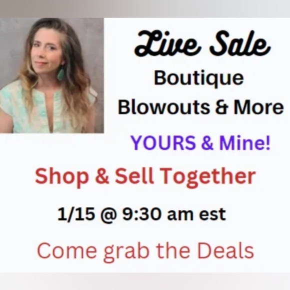 YOURS & MINE Other - Live 9:30 am est NWT/NWOT Boutique Bkowouts & More! Mine & Yours